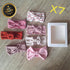 LOT: 7 Bandeaux finitions mixtes, couleurs au choix en jersey extensible, Quantité limitée